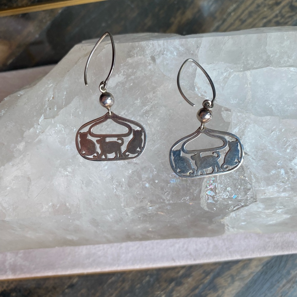 Cluster of cats Earrings